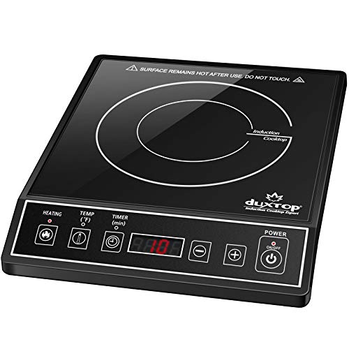 Duxtop 1800W Portable Induction Cooktop Countertop Burner, Black 9100MC
