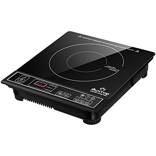 Duxtop 1800W Portable Induction Cooktop Countertop Burner, Silver 8120MC